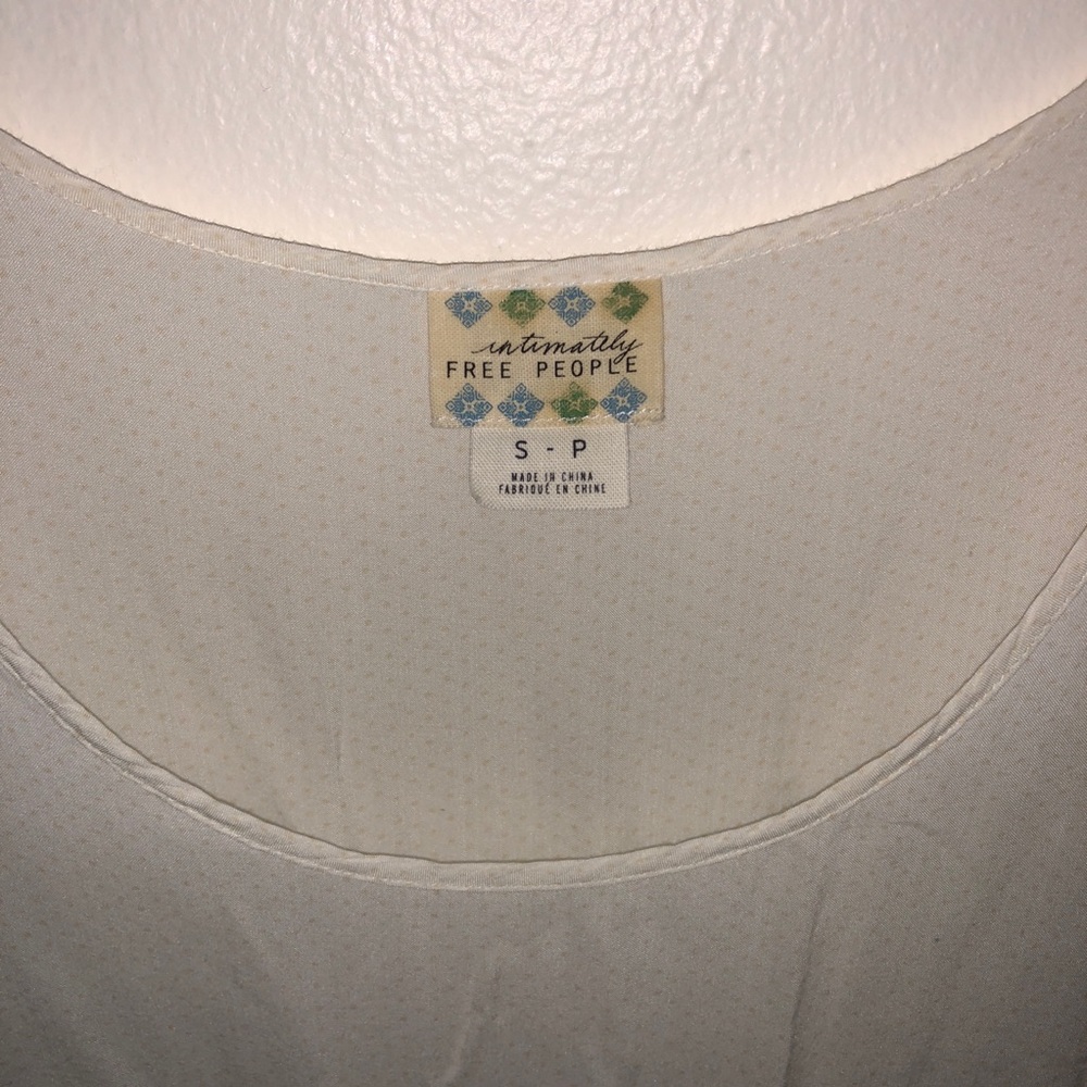 Voile and Lace Trapeze Slip - Picture 3 of 6